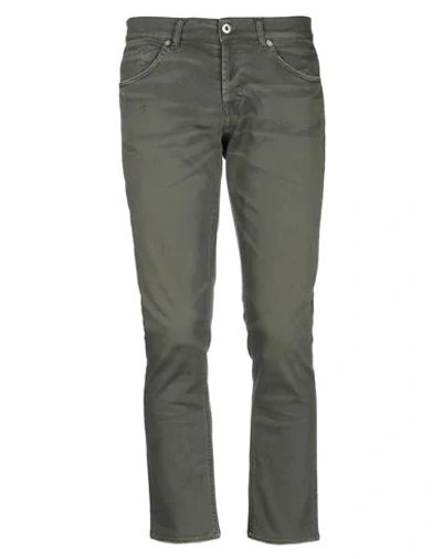 Shop Dondup Jeans In Military Green