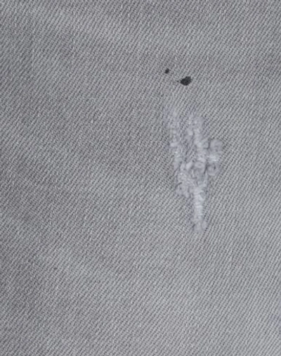 Shop Frankie Morello Man Jeans Grey Size 33 Cotton, Elastane