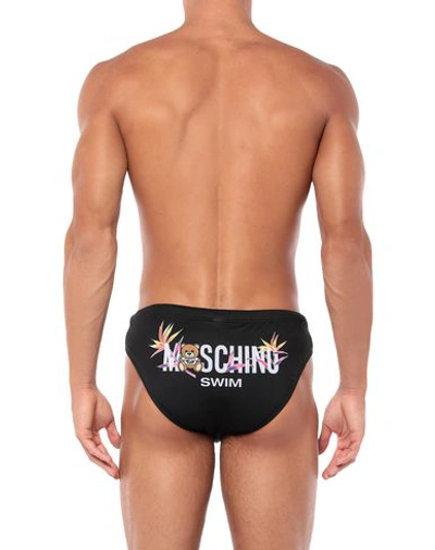 Shop Moschino Bikini Bottoms In Black