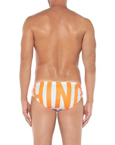 Shop Moschino Bikini Bottoms In White