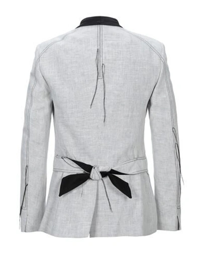 Shop Tom Rebl Suit Jackets In Light Grey