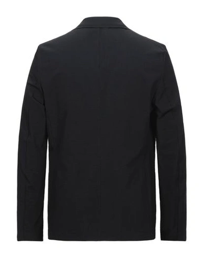 Shop Harris Wharf London Man Blazer Black Size 36 Cotton, Polyester