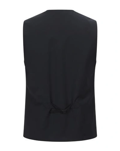 Grey Daniele Alessandrini Vests In Black
