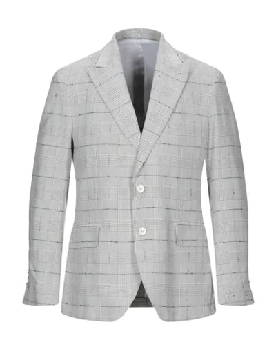 Shop Gabriele Pasini Suit Jackets In Light Grey