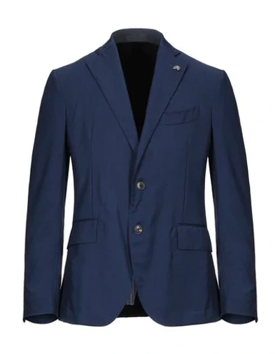 Shop Gabriele Pasini Suit Jackets In Blue