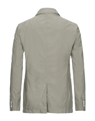 Shop T-jacket By Tonello Man Blazer Grey Size Xxl Cotton, Elastane
