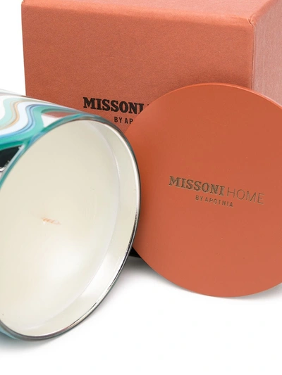 Shop Missoni Mediterraneo Scented Candle In Silver