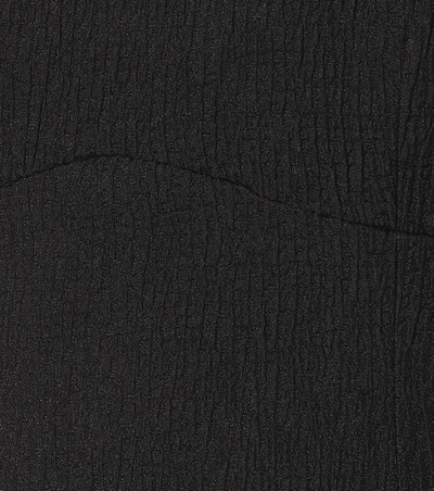 Shop Rebecca Vallance Martini Textured Crêpe Gown In Black