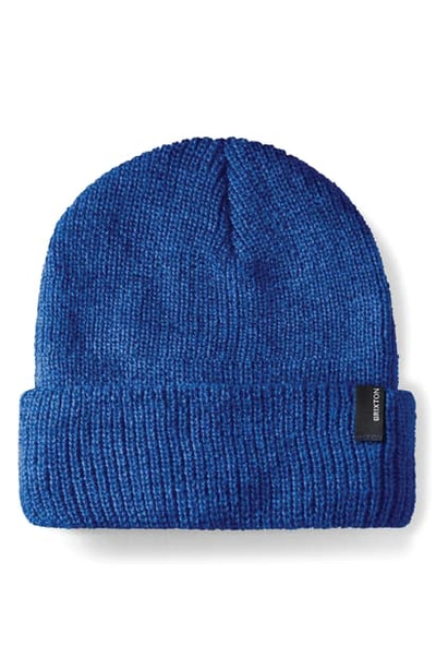 Brixton Heist Beanie In Blue