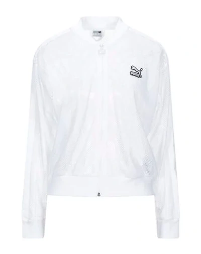 Shop Puma Jackets In White
