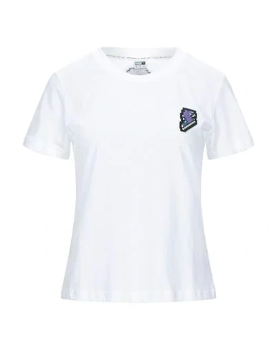 Shop Puma T-shirts In White