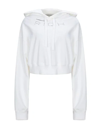 Shop Alessandra Rich Woman Sweatshirt White Size M Cotton