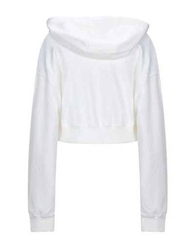 Shop Alessandra Rich Woman Sweatshirt White Size M Cotton
