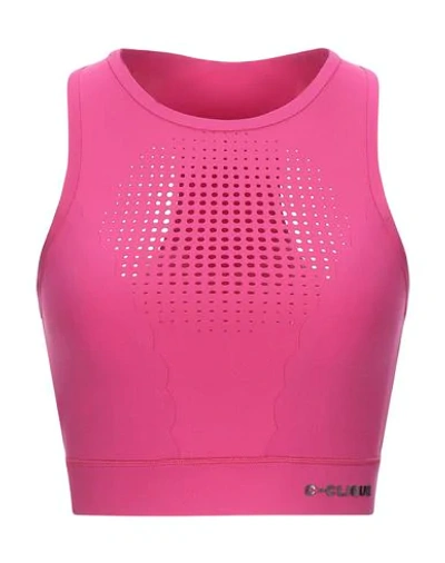 Shop C-clique Woman Top Fuchsia Size L Polyamide, Elastane In Pink