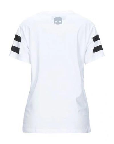 Shop Hydrogen Woman T-shirt White Size Xxs Cotton