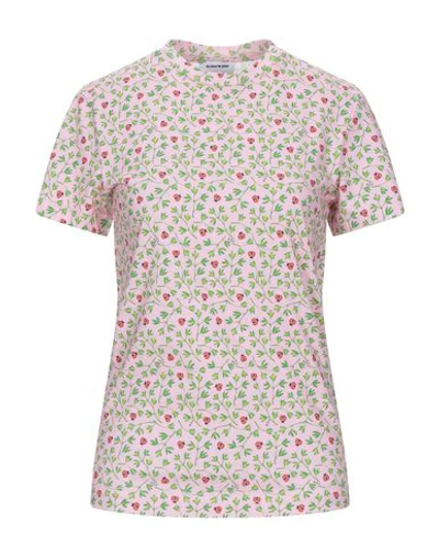 Shop Au Jour Le Jour T-shirts In Pink