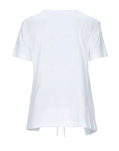 Shop Mrz Woman T-shirt White Size Xs Cotton
