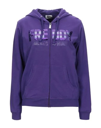 Shop Freddy Sweatshirts In Purple