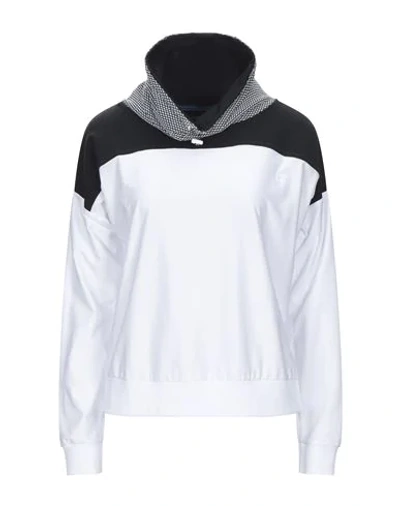 Shop Freddy Woman Sweatshirt White Size Xs Polyamide, Elastane