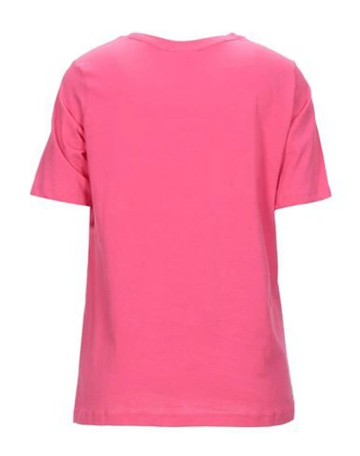 Shop Freddy Woman T-shirt Fuchsia Size Xs Cotton In Pink