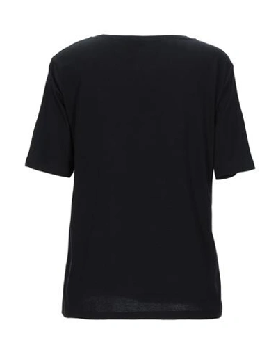 Shop Freddy Woman T-shirt Black Size Xs Cotton