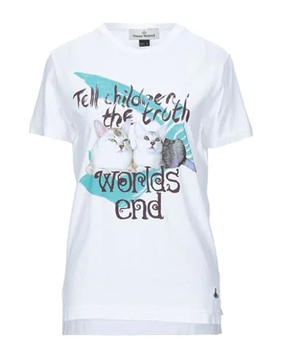 Shop Vivienne Westwood T-shirts In White