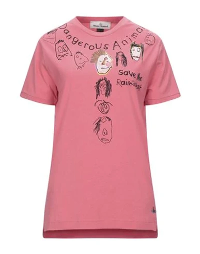 Shop Vivienne Westwood T-shirt In Pink