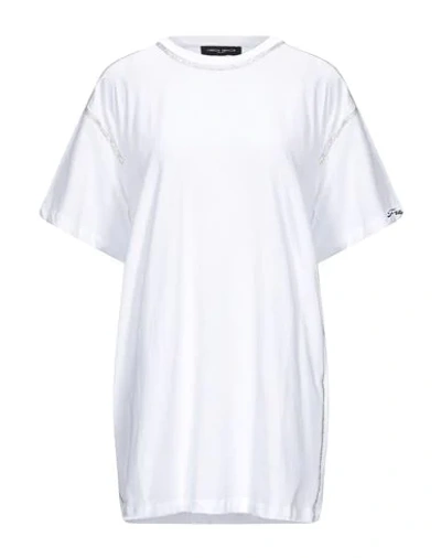 Shop Frankie Morello Woman T-shirt White Size Xs Cotton
