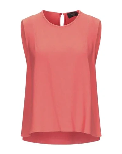 Shop Clips Tops In Coral