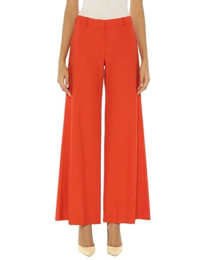Shop Alberto Biani Woman Pants Red Size 4 Triacetate, Polyester