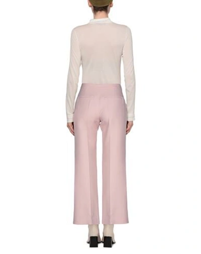 Shop Valentino Garavani Woman Pants Pink Size 12 Virgin Wool, Silk