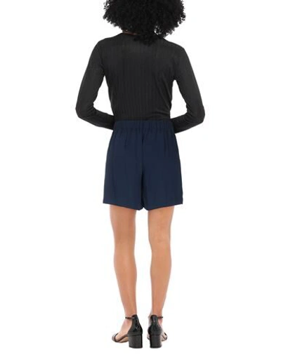 Shop P.a.r.o.s.h P. A.r. O.s. H. Woman Shorts & Bermuda Shorts Midnight Blue Size Xs Polyester