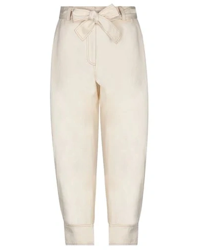 Shop Ulla Johnson Casual Pants In Ivory