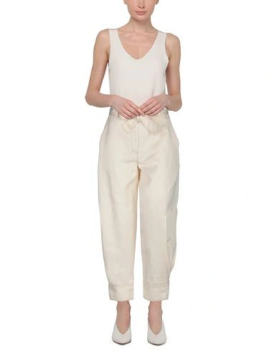 Shop Ulla Johnson Casual Pants In Ivory