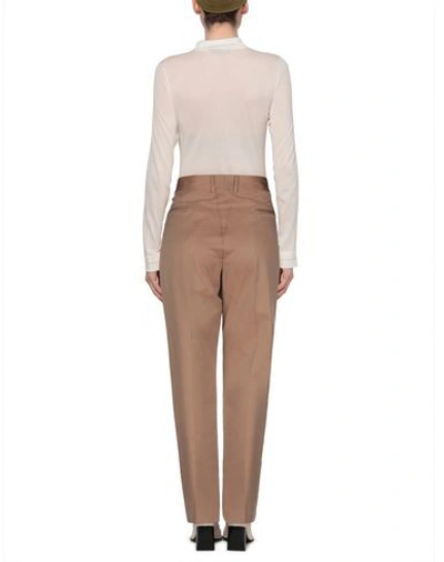 Shop Mauro Grifoni Grifoni Woman Pants Khaki Size 8 Virgin Wool, Cotton In Beige