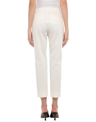 Shop Mauro Grifoni Grifoni Woman Pants Ivory Size 6 Cotton, Elastane In White