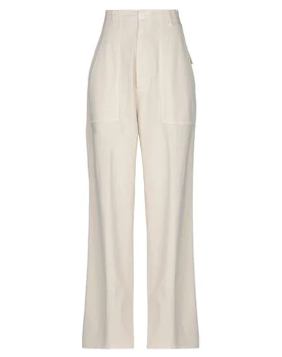 Shop Department 5 Woman Pants Beige Size 29 Cotton, Elastane