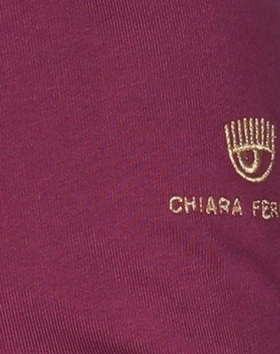 Shop Chiara Ferragni Woman Pants Mauve Size S Cotton