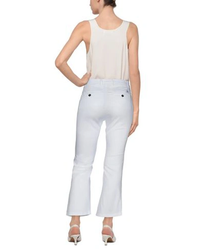 Shop Department 5 Woman Pants White Size 29 Cotton, Elastane