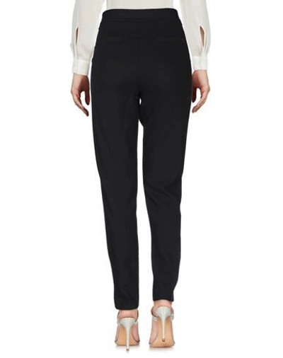 Manila Grace Woman Pants Black Size 12 Viscose, Wool, Elastane In Black