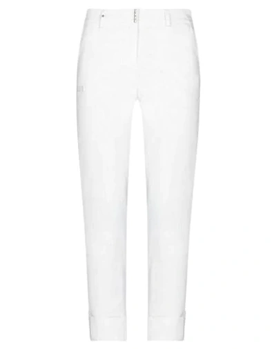 Shop Lorena Antoniazzi Woman Pants White Size 8 Cotton, Elastane
