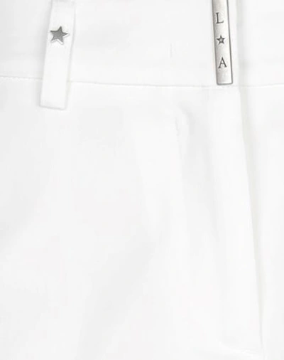 Shop Lorena Antoniazzi Woman Pants White Size 8 Cotton, Elastane