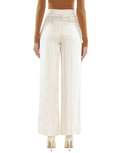 Shop Malloni Pants In Ivory