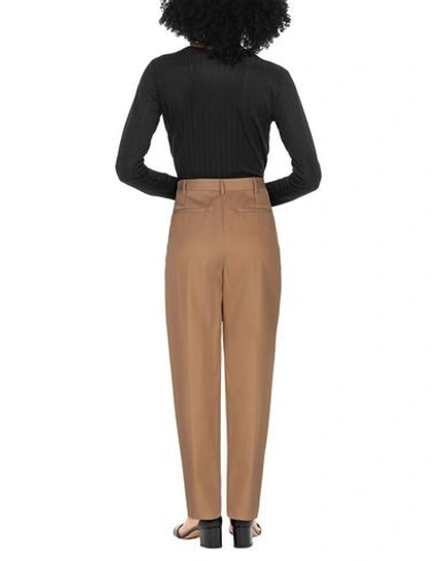 Shop Red Valentino Woman Pants Camel Size 2 Cotton, Virgin Wool In Beige