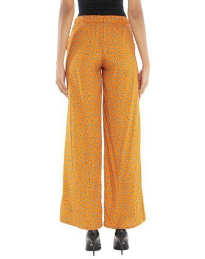 Shop P.a.r.o.s.h P. A.r. O.s. H. Woman Pants Orange Size M Silk, Elastane