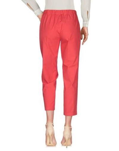 Shop Erika Cavallini Woman Pants Red Size 2 Cotton