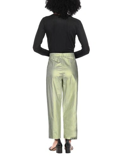 Shop 8pm Woman Pants Light Green Size M Cotton