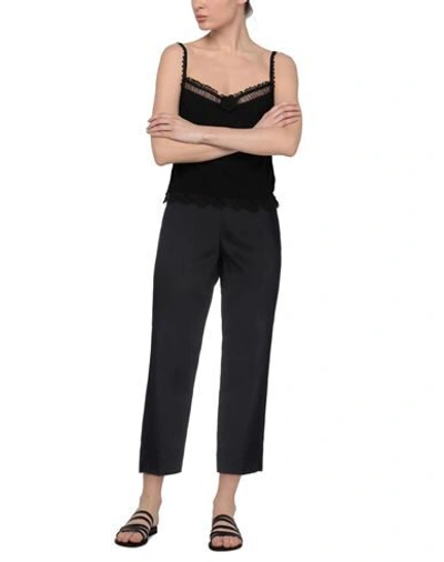 Twinset Pants In Black