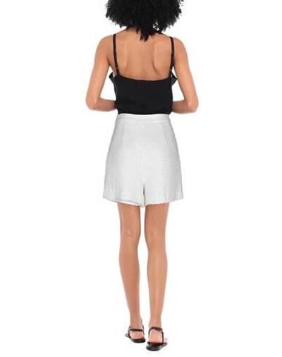 Shop Semicouture Woman Shorts & Bermuda Shorts White Size 10 Polyester