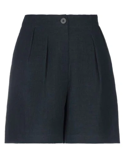 Shop Mcq By Alexander Mcqueen Shorts & Bermuda Shorts In Dark Blue